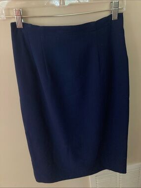 Pencil Skirt,Navy,size-4, Wool,Excellent condition